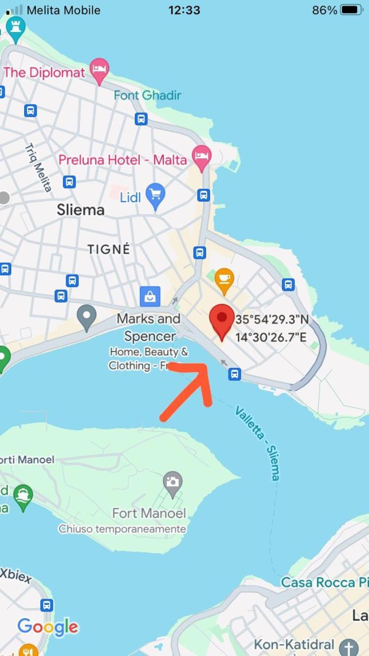 Charming Central Townhouse In Sliema Steps From Promenade And Sliema Ferry公寓 外观 照片